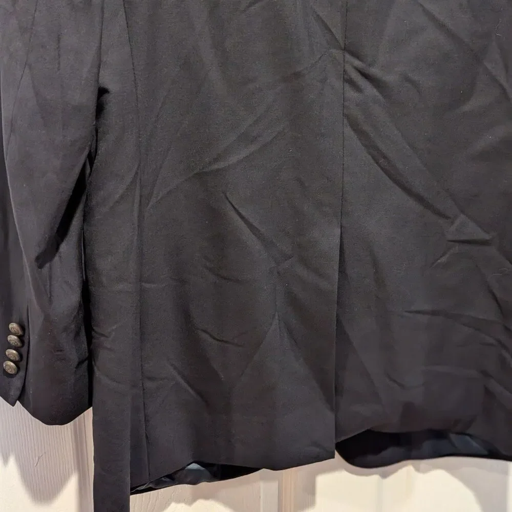 JoS. A. Bank Navy Blue Size 42L 100% Wool Sports Coat Blazer‎ Nautical Old Money